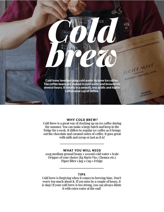 Cold Brew Coffee