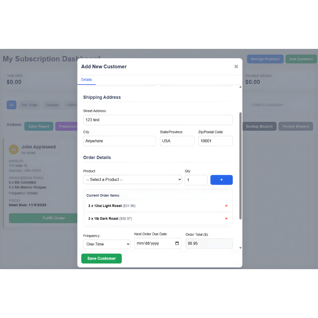 The Subscription Tracker (Offline CRM & Ops Center)