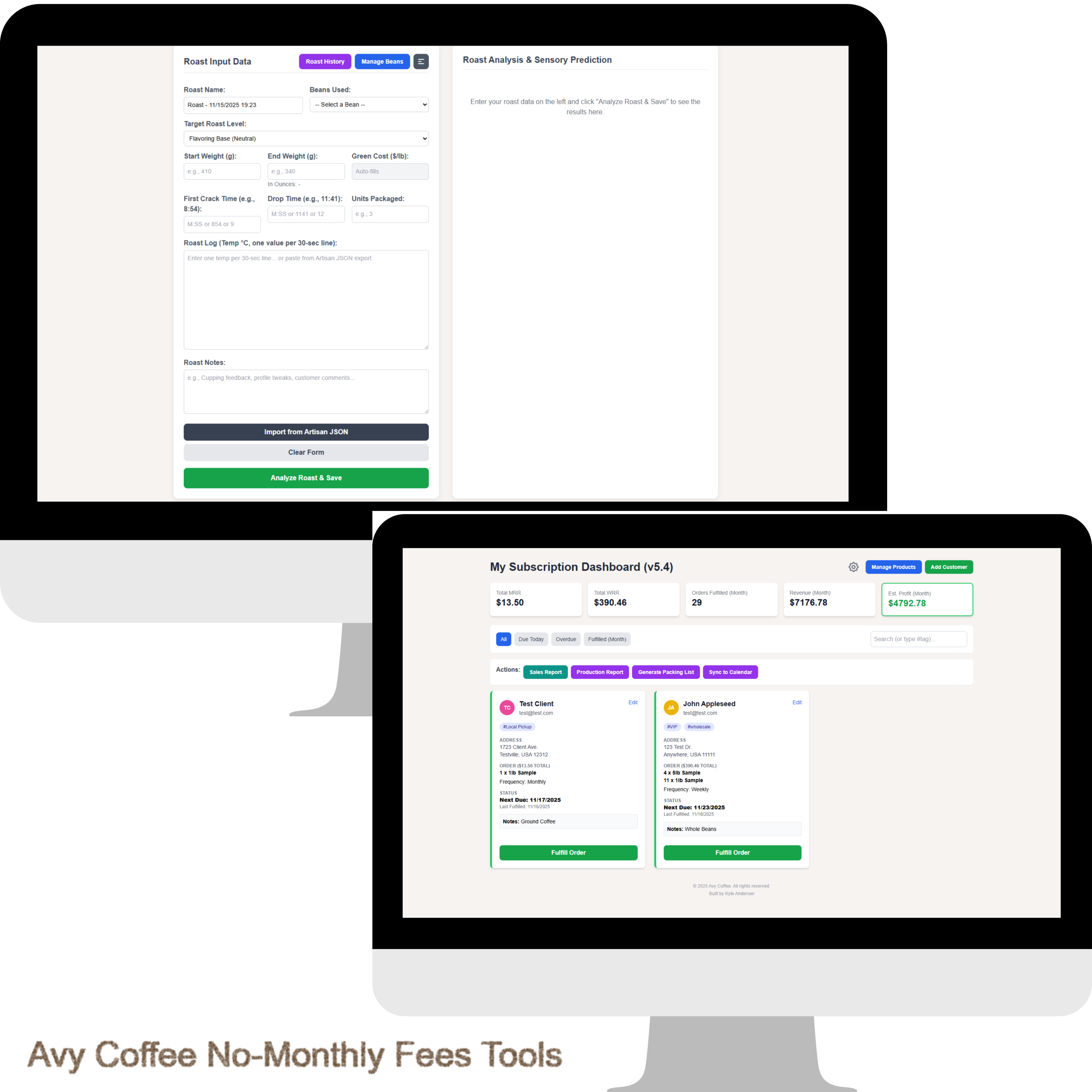 The Avy Coffee Ops Suite (Analyzer + Tracker Bundle)