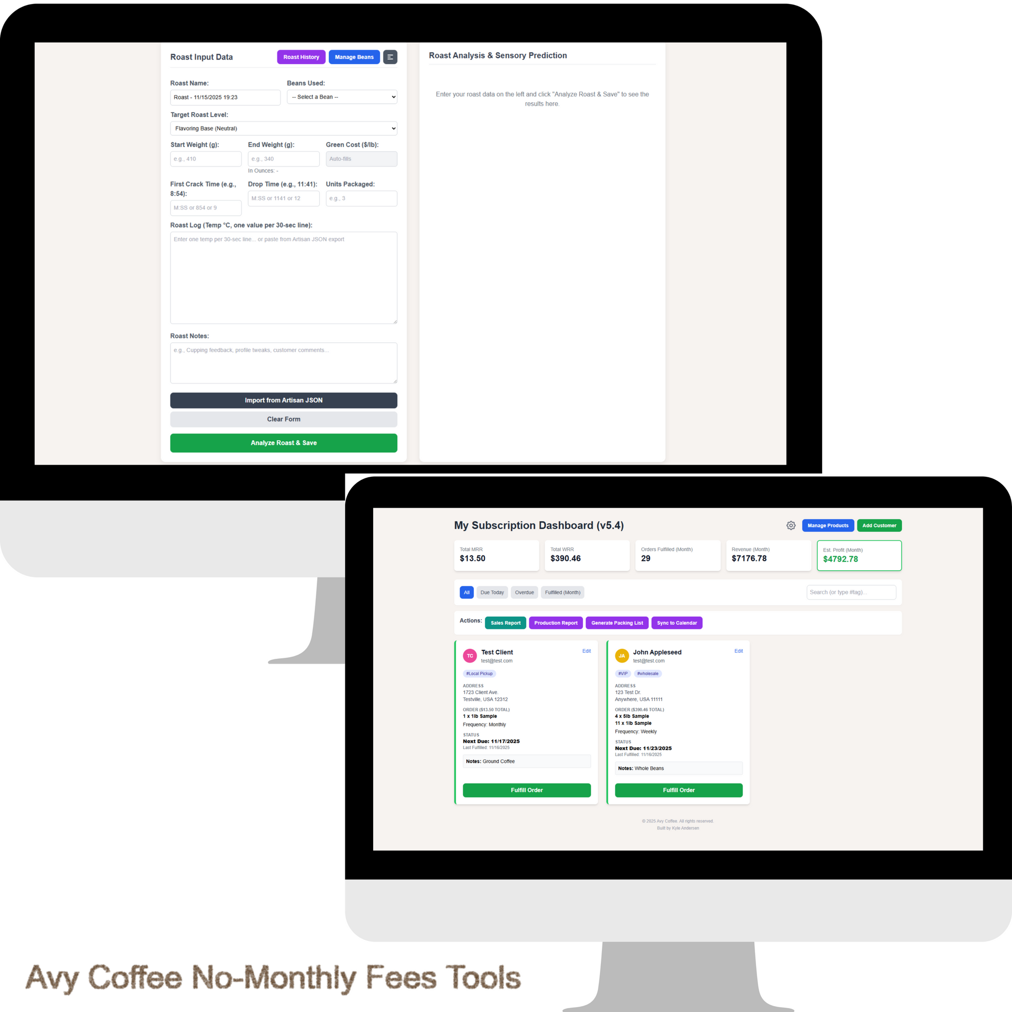 The Avy Coffee Ops Suite (Analyzer + Tracker Bundle)